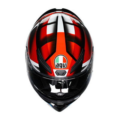 AGV KASK/K1 S E2206 FASTLAP BLACK RED BLUE