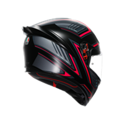 AGV KASK/K1 S E2206 SLING MATT BLACK PINK CONFİGURATİON
