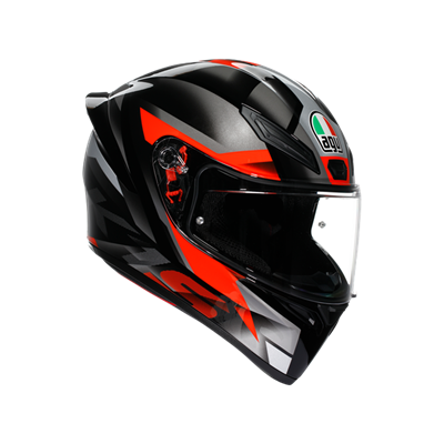 AGV KASK/K1 S FASTLAP BLACK/GREY/RED CONF.