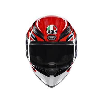 AGV KASK/K1 S LION BLACK/RED/WHITE CONFİGURATİON