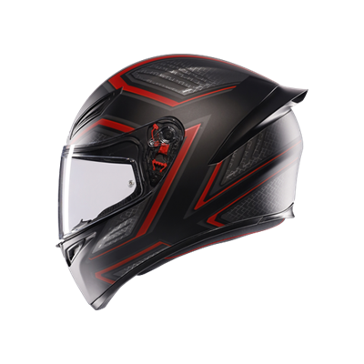 AGV KASK/K1 S  SLING MATT BLACK/RED