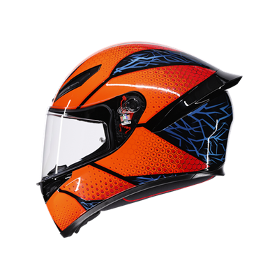 AGV KASK/K1 S SPEEDARMOR BLACK ORANGE BLUE