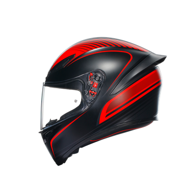 AGV KASK/K1 S WARMUP MATT BLACK RED