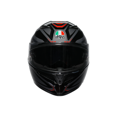 AGV KASK/K3  E2206 MPLK SYTH BLACK RED  CONFİGURATİON