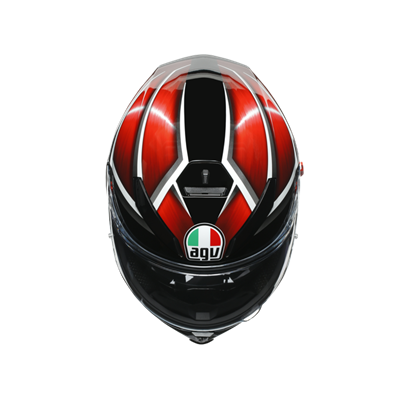 AGV KASK/K5 S MULTI MPLK TEMPEST BLACK RED