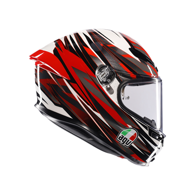 AGV KASK/K6 S E2206 MPLK REEVAL WHITE RED GREY M0165