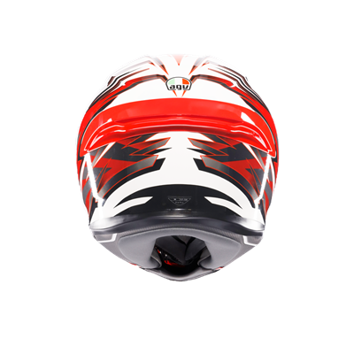 AGV KASK/K6 S E2206 MPLK REEVAL WHITE RED GREY M0165