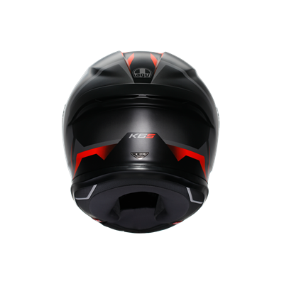 AGV KASK/K6 S MPLK KARVE MATT BLK GREY RED