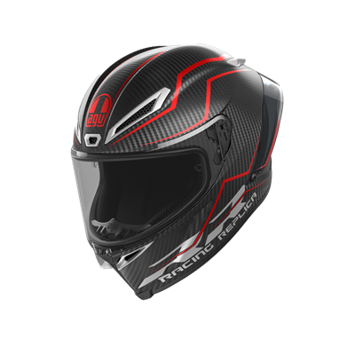 AGV KASK/PISTA GP RR E2206 DOT MPLK PERFORMANTE CARBON BLK RED