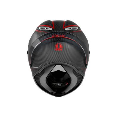 AGV KASK/PISTA GP RR E2206 DOT MPLK PERFORMANTE CARBON BLK RED