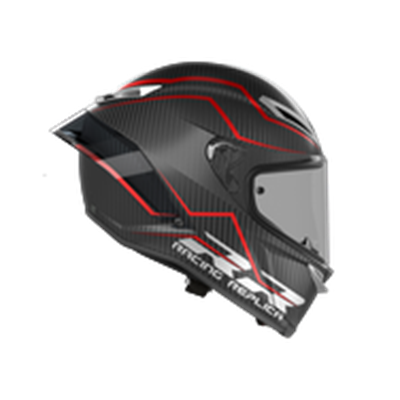 AGV KASK/PISTA GP RR E2206 DOT MPLK PERFORMANTE CARBON BLK RED