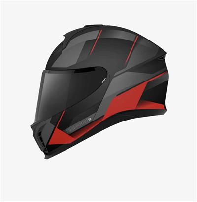 AGV KASK/TOURMODULAR E2206 MULTI MPLK PERCEPTION BLACK RED M0162