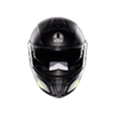 AGV KASK/TOURMODULAR MLT PERCEPTION MATT BLK YLW FLUO