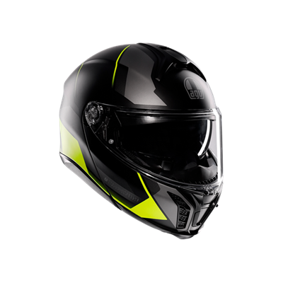 AGV KASK/TOURMODULAR MLT PERCEPTION MATT BLK YLW FLUO