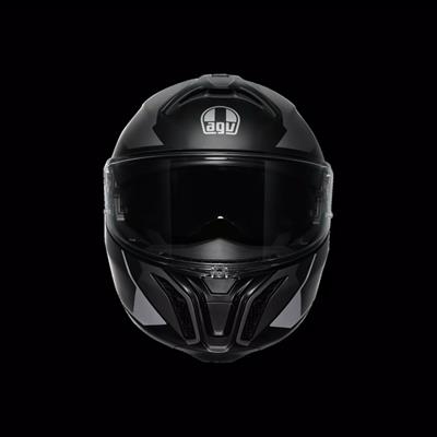 AGV KASK/TOURMODULAR MULTI MPLK PERCEPTION MATT BLACK SILVER