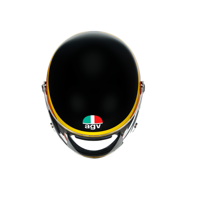 AGV KASK/X3000 MULTI GASOLINE MATT BLACK/ORANGE