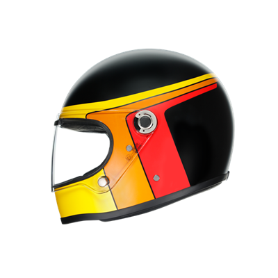 AGV KASK/X3000 MULTI GASOLINE MATT BLACK/ORANGE