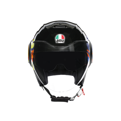 Agv Orbyt Sun Moon Black Açık Kask