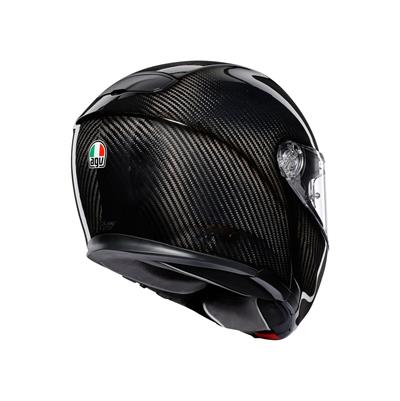 Agv Sportmodular Solid Plk Glossy Carbon Çene Açilir Kask