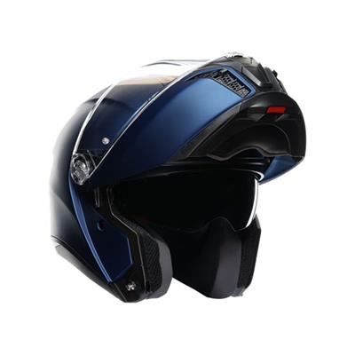 Agv Tourmodular Solid Mplk Galassia Blue Matt Çene Açılır Kask