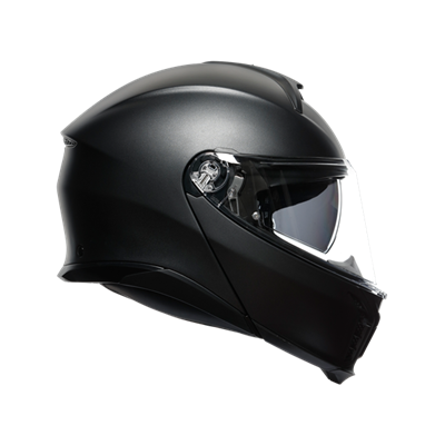 Agv Tourmodular Solid PLK Matt Black Çene Açılır Kask