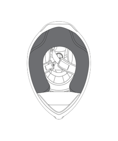 AGV/AGV CHEEK PADS K1 S/K1 BLACK