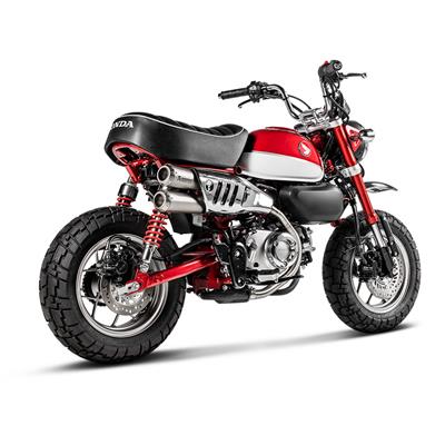 AKRAPOVIC S-H125SO5-FFT HONDA MONKEY (19-25) SLIP-ON LINE (TITANIUM) EGZOZ
