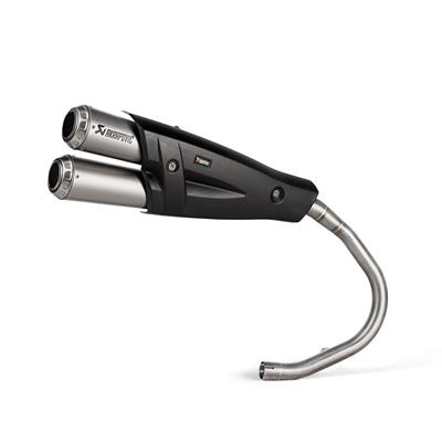AKRAPOVIC S-H125SO5-FFT HONDA MONKEY (19-25) SLIP-ON LINE (TITANIUM) EGZOZ