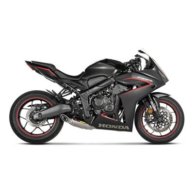 AKRAPOVIC S-H6R15-AFT HONDA CB650R - CBR650R (19-25) RACING LINE (TITANIUM) EGZOZ