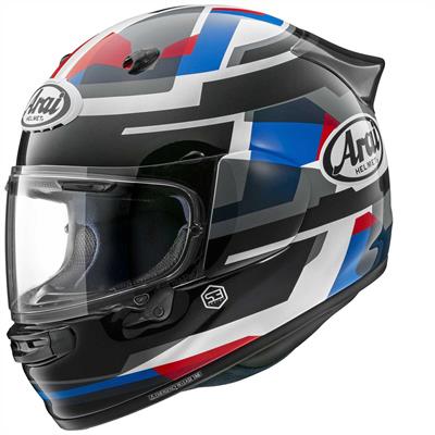 ARAI KASK-QUANTIC ABSTRACT BLUE