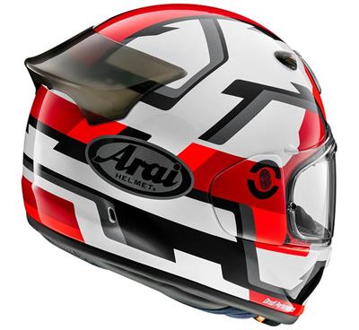 Arai Quantic Face Red Kapalı Kask