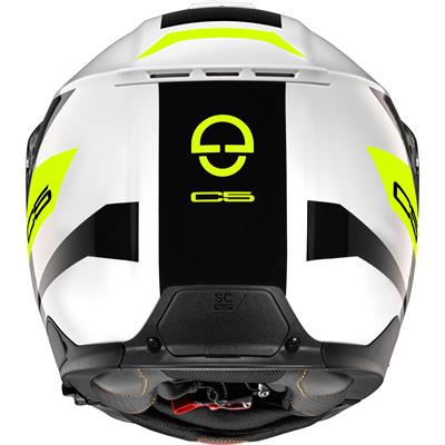 C5 Çene Açılır Motosiklet Kaskı Eclipse Yellow