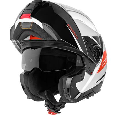 C5 Çene Açılır Motosiklet Kaskı Eclipse Red