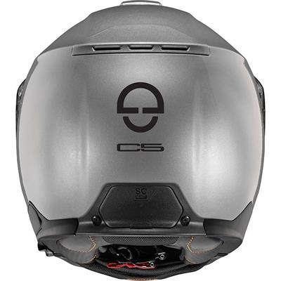 C5 Çene Açılır Motosiklet Kaskı Glossy Silver
