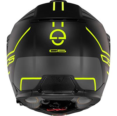 C5 Çene Açılır Motosiklet Kaskı Master Yellow
