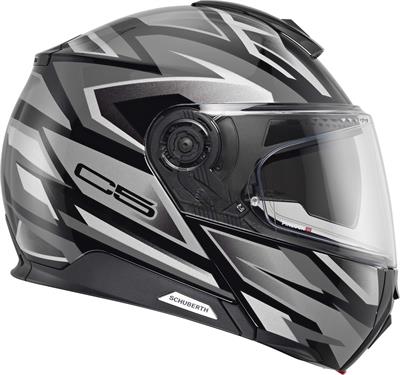 C5 Çene Açılır Motosiklet Kaskı Zenith Black
