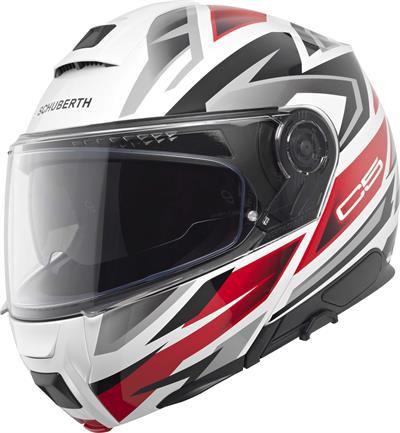 C5 Çene Açılır Motosiklet Kaskı Zenith Red