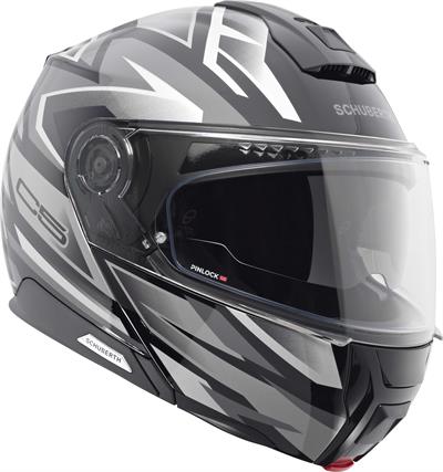 C5 Çene Açılır Motosiklet Kaskı Zenith Black