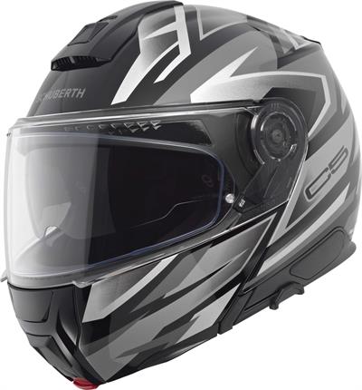 C5 Çene Açılır Motosiklet Kaskı Zenith Black