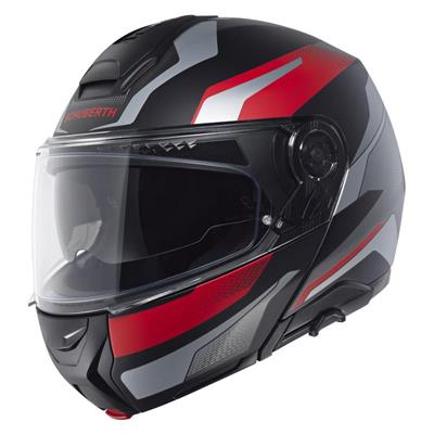 CONCEPT Çene Açılır Motosiklet Kaskı Tracer Red