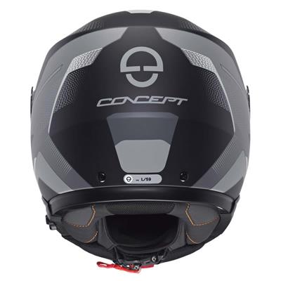 CONCEPT Çene Açılır Motosiklet Kaskı Tracer Anthracite