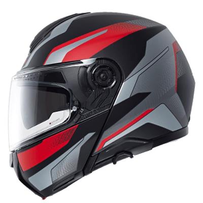 CONCEPT Çene Açılır Motosiklet Kaskı Tracer Red