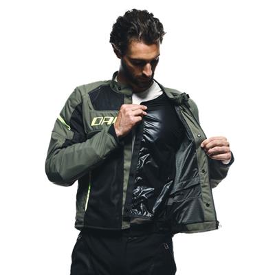 Dainese Air Frame 3 Army Green Black Fluo Tekstil Mont