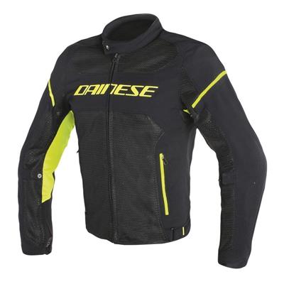 Dainese Air Frame D1 Black Yellow Fluo Tekstil Mont