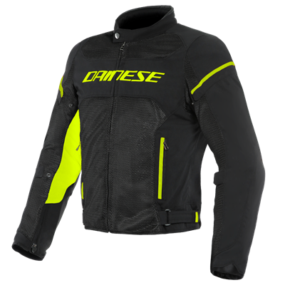 Dainese Air Frame D1 Black Yellow Fluo Tekstil Mont