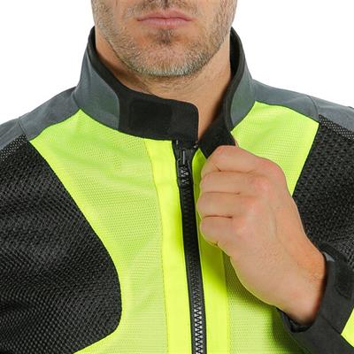 Dainese Air Tourer Fluo Yellow Ebony Black Tekstil Mont