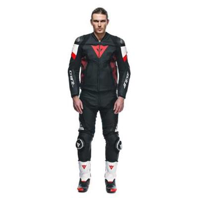 Dainese Avro 5 Blk Red Lava White Deri Mont