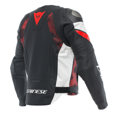 Dainese Avro 5 Blk Red Lava White Deri Mont