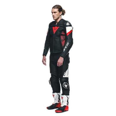 Dainese Avro 5 Blk Red Lava White Deri Mont