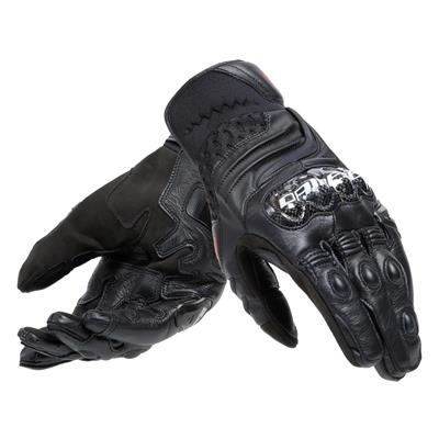 Dainese Carbon 4 Black Kısa Deri Eldiven